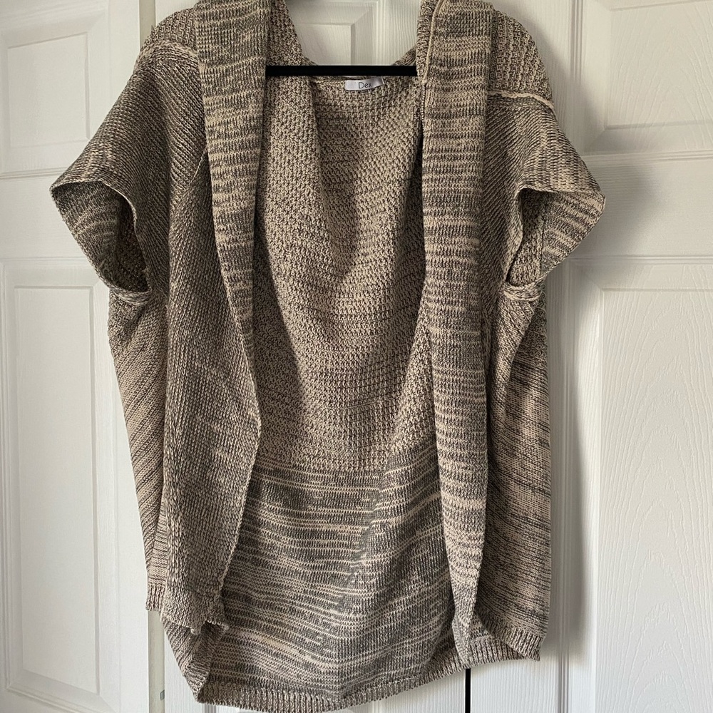 Open front sweater